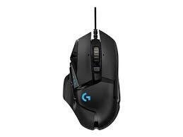 Mouse Logitech G502 Gaming Hero Alámbrico Color Negro